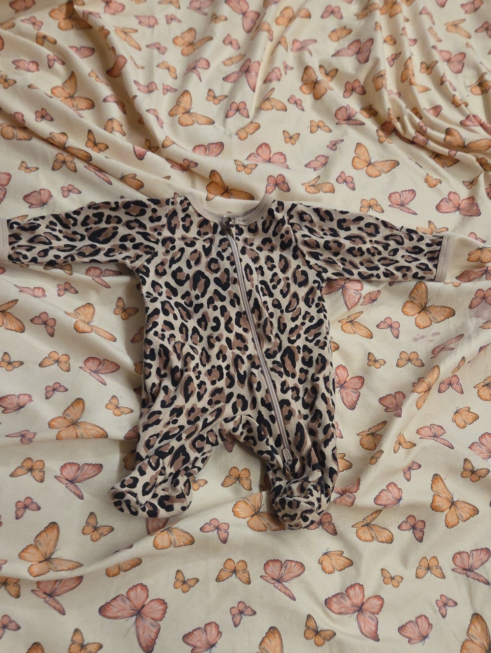 Preemie Lepoard Print Sleeper